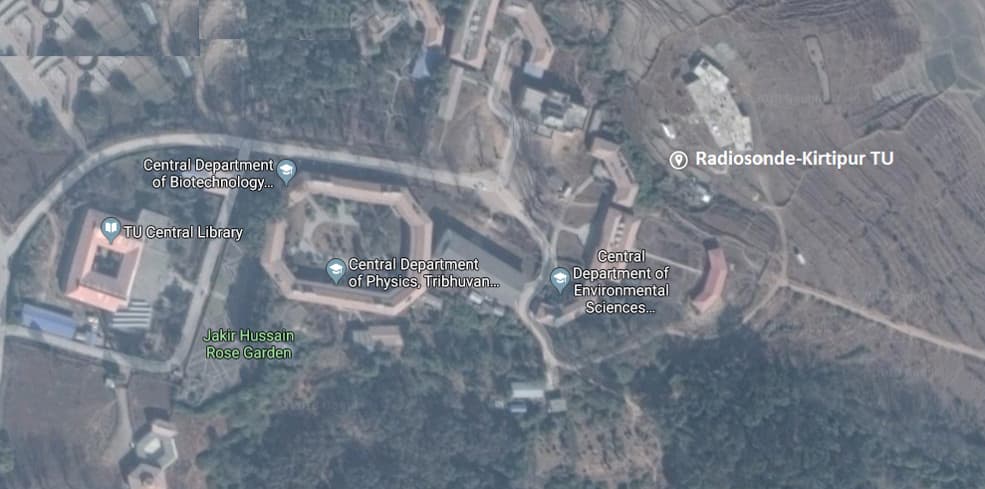 Aerial View of Radiosonde-Kirtipur TU